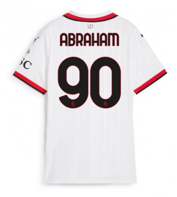 AC Milan Tammy Abraham #90 Bortatröja Dam 2024-25 Kortärmad